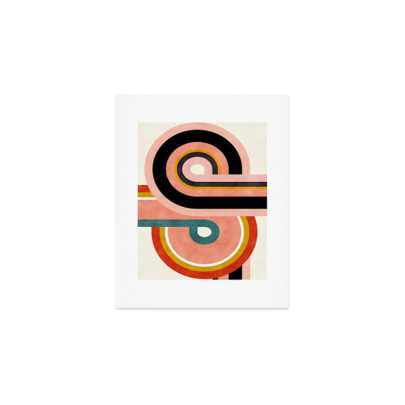 rainbow shape art Art Print Gallery Image 1