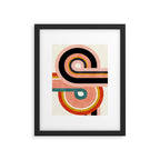 rainbow shape art Framed Art Print Gallery Image 5