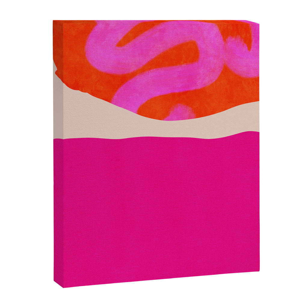 relations II -shapes minimal painting abstract Canvas Print Gallery Image 6