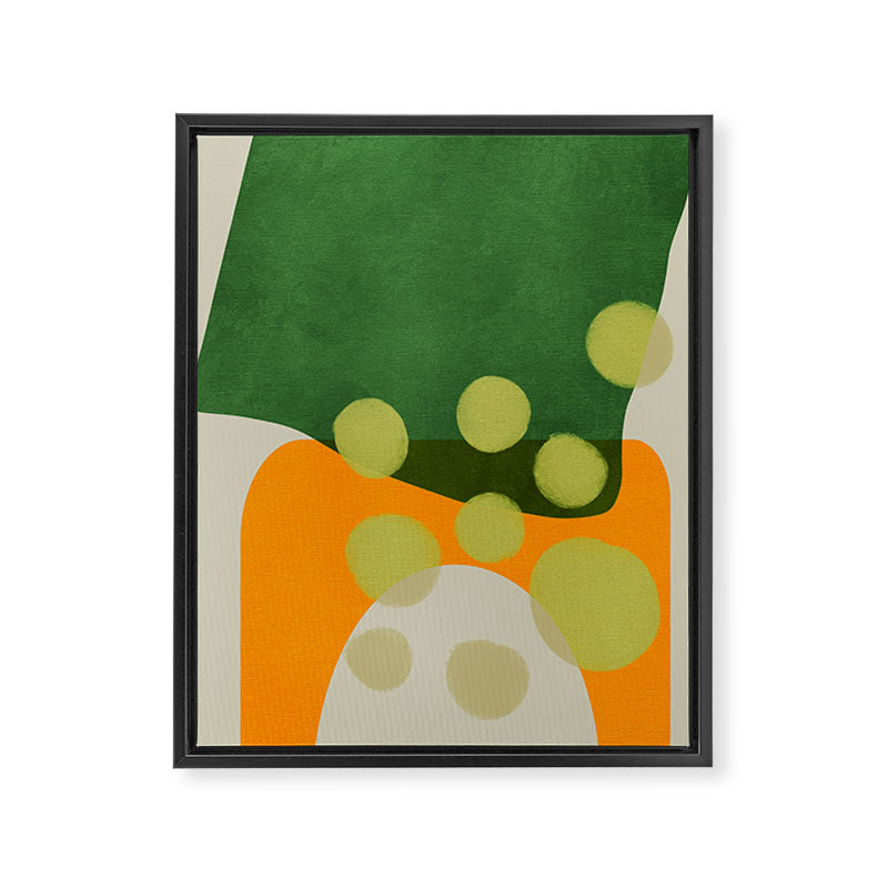 relations shapes minimal organic boho 2 Framed Canvas Print Gallery Image 6