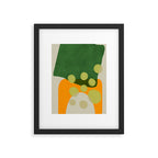 relations shapes minimal organic boho 2 Framed Art Print Gallery Image 5