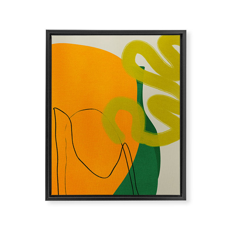 relations shapes minimal organic boho Framed Canvas Print Gallery Image 6