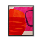 relations - shapes minimal painting abstract Framed Canvas Print Gallery Image 6