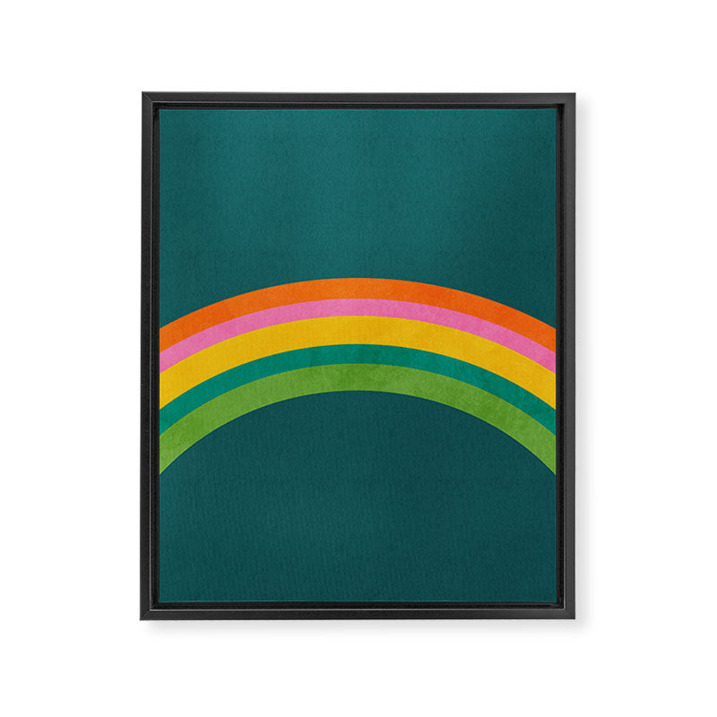 retro arc Framed Canvas Print Gallery Image 8