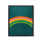 retro arc Framed Canvas Print Gallery Image 8