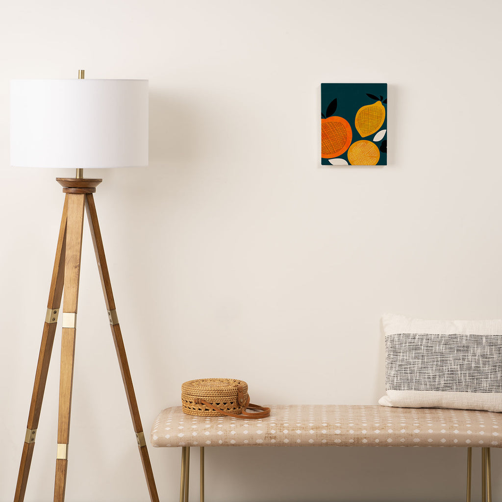 Retro Fruits minimal 2 Canvas Print Gallery Image 2