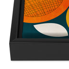 Retro Fruits minimal 2 Framed Canvas Print Gallery Image 3