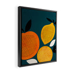 Retro Fruits minimal 2 Framed Canvas Print Gallery Image 2