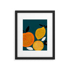Retro Fruits minimal 2 Framed Art Print Gallery Image 6
