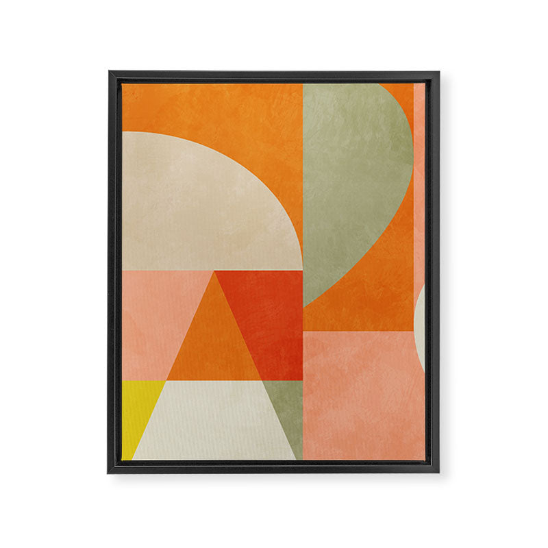 retro mid mod 4 Framed Canvas Print Gallery Image 6
