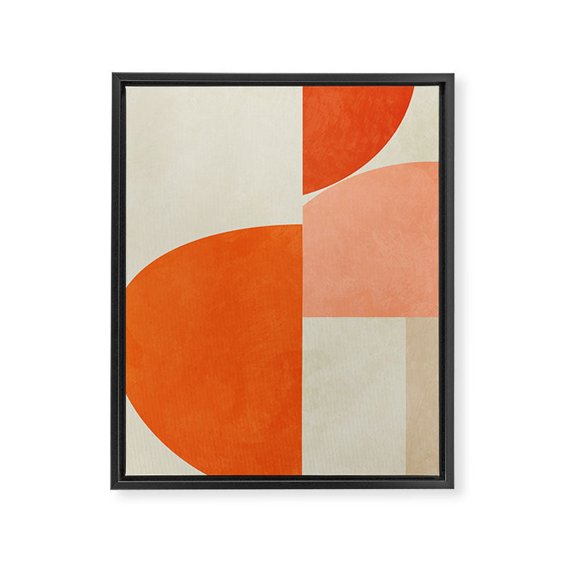 retro mid mod Framed Canvas Print Gallery Image 6
