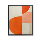 retro mid mod Framed Canvas Print Gallery Image 6