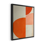 retro mid mod Framed Canvas Print Gallery Image 2