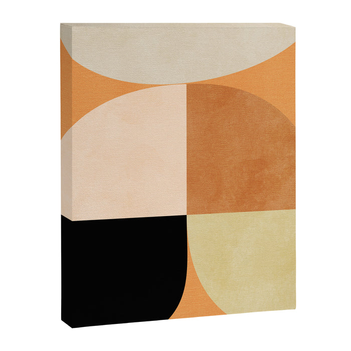 retro mid mod summer Canvas Print Gallery Image 1