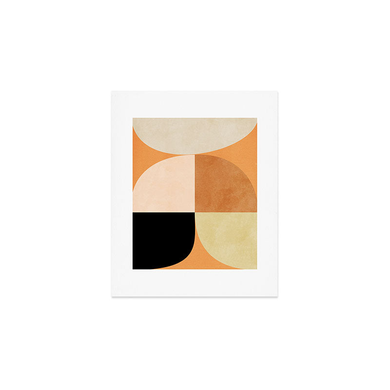 retro mid mod summer Art Print Gallery Image 1