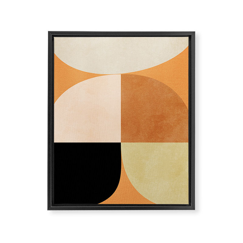retro mid mod summer Framed Canvas Print Gallery Image 6