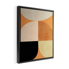retro mid mod summer Framed Canvas Print Gallery Image 2