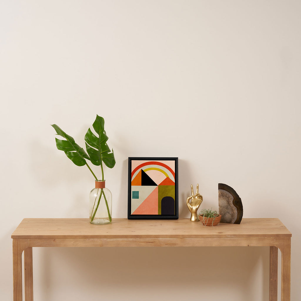 retro minimal 4 Framed Canvas Print Gallery Image 4