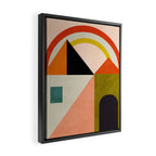 retro minimal 4 Framed Canvas Print Gallery Image 2