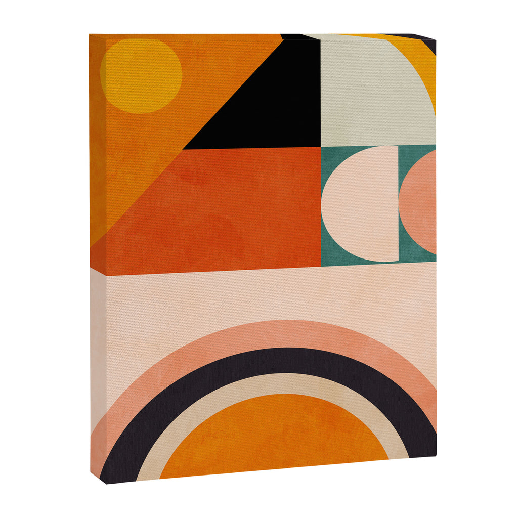 retro minimal geometric 1 Canvas Print Gallery Image 6