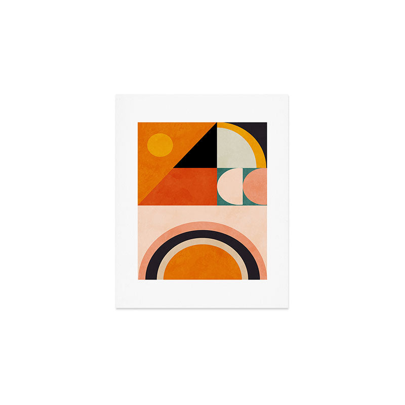 retro minimal geometric 1 Art Print Gallery Image 1