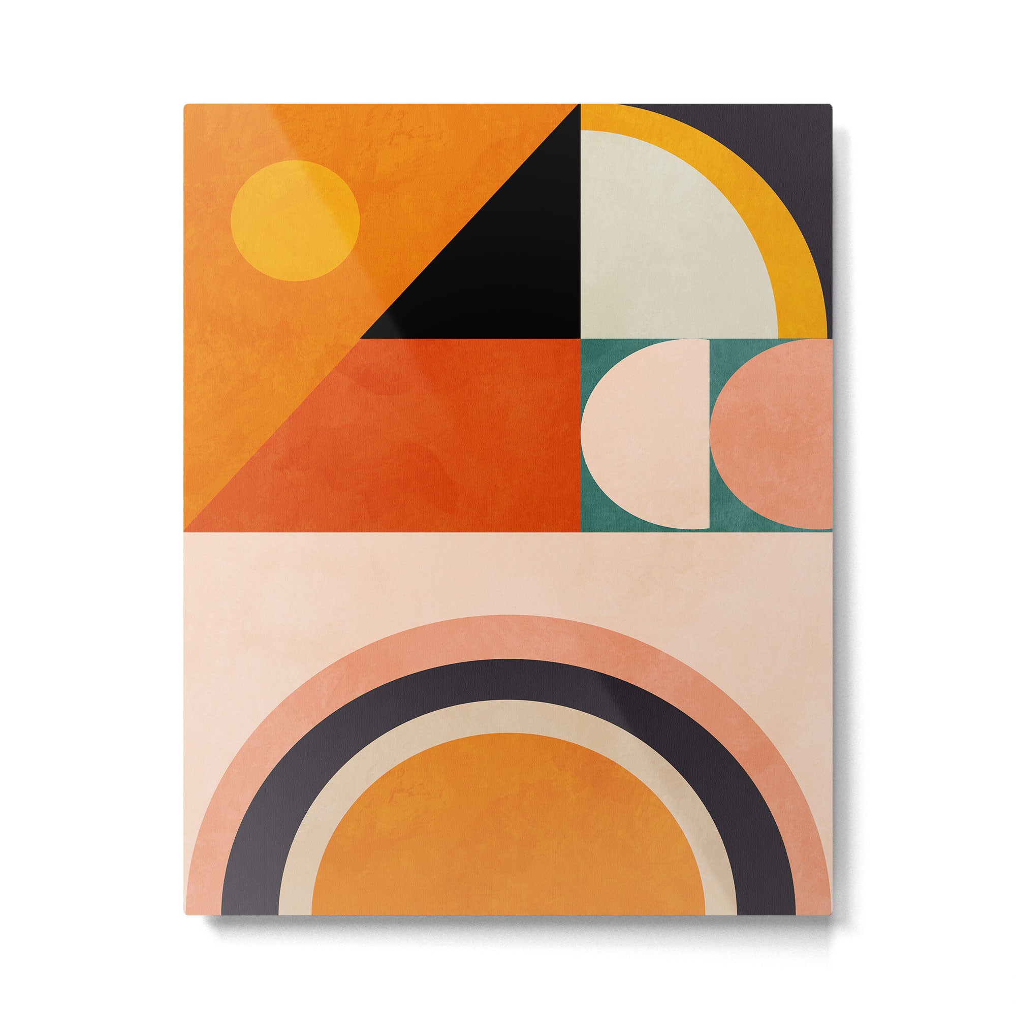 retro minimal geometric 1 Metal Print Gallery Image 4