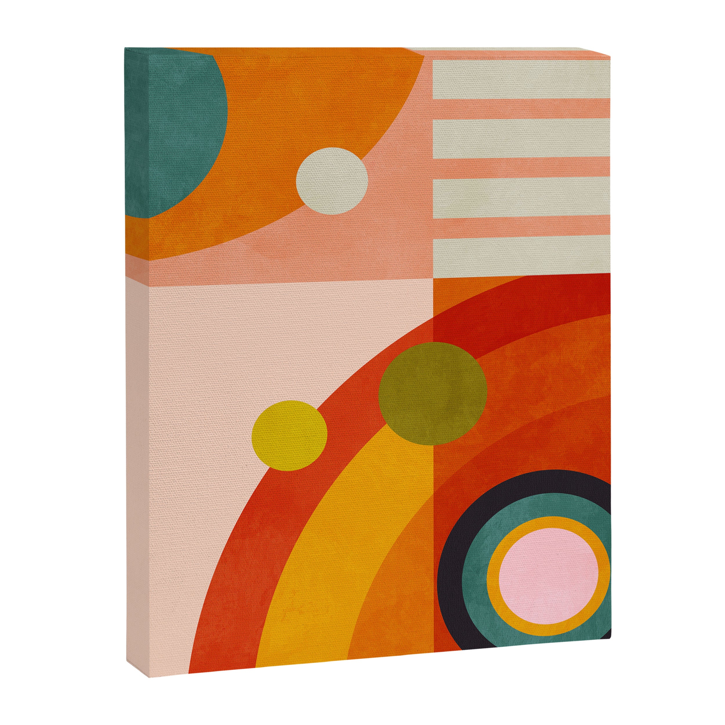 retro minimal geometric 2 Canvas Print Gallery Image 6