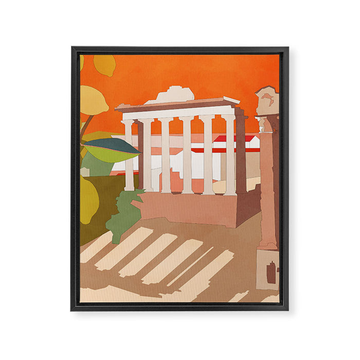 Rome travel italy Framed Canvas Print Gallery Image 1