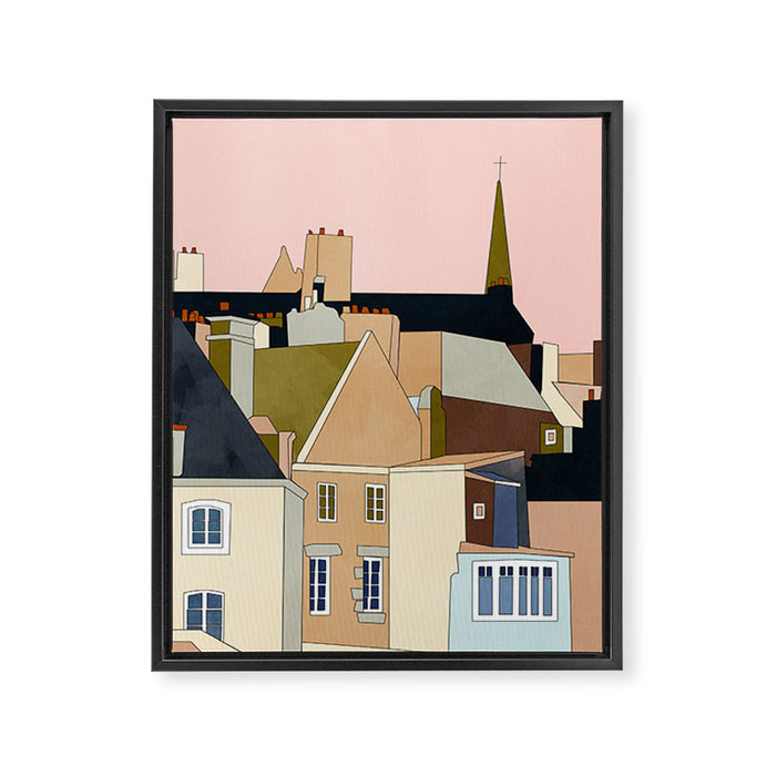Saint Malo Framed Canvas Print Gallery Image 1