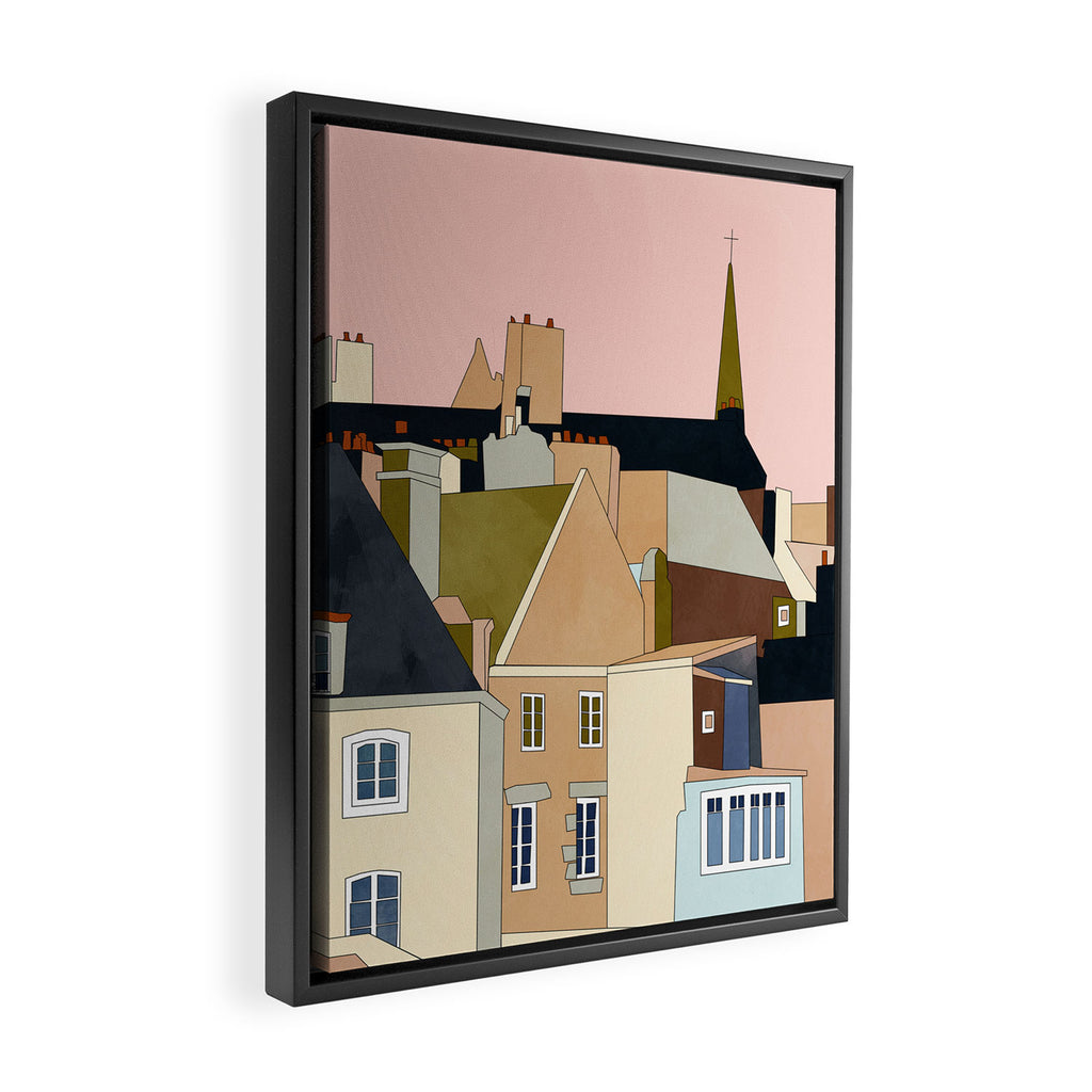 Saint Malo Framed Canvas Print Gallery Image 2