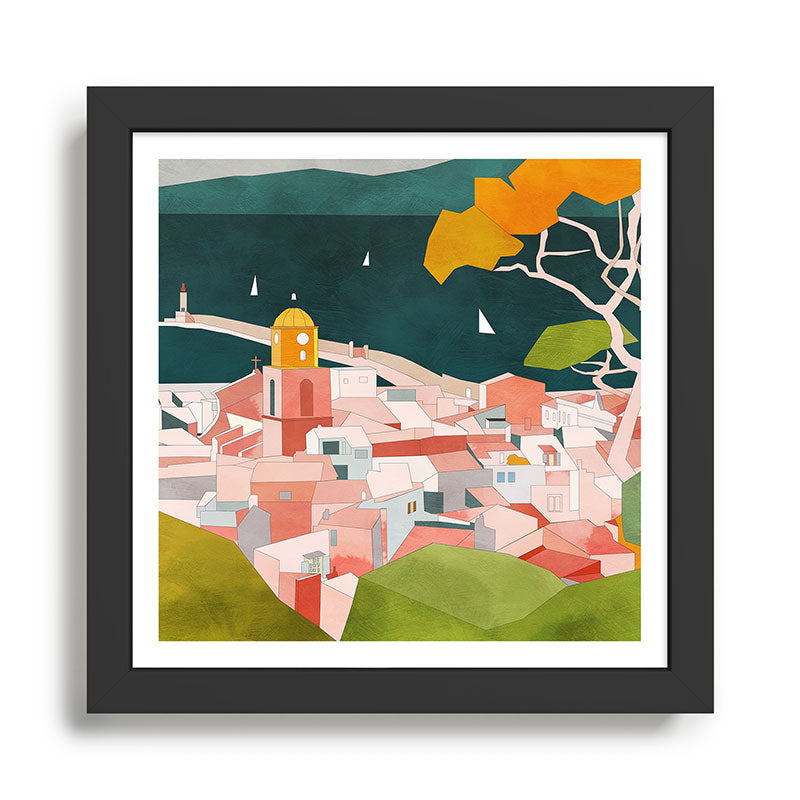 Saint Tropez Framed Art Print Gallery Image 1