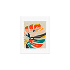 shape leaf modern mid century Art Print Gallery Image 1