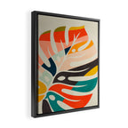 shape leaf modern mid century Framed Canvas Print Gallery Image 2