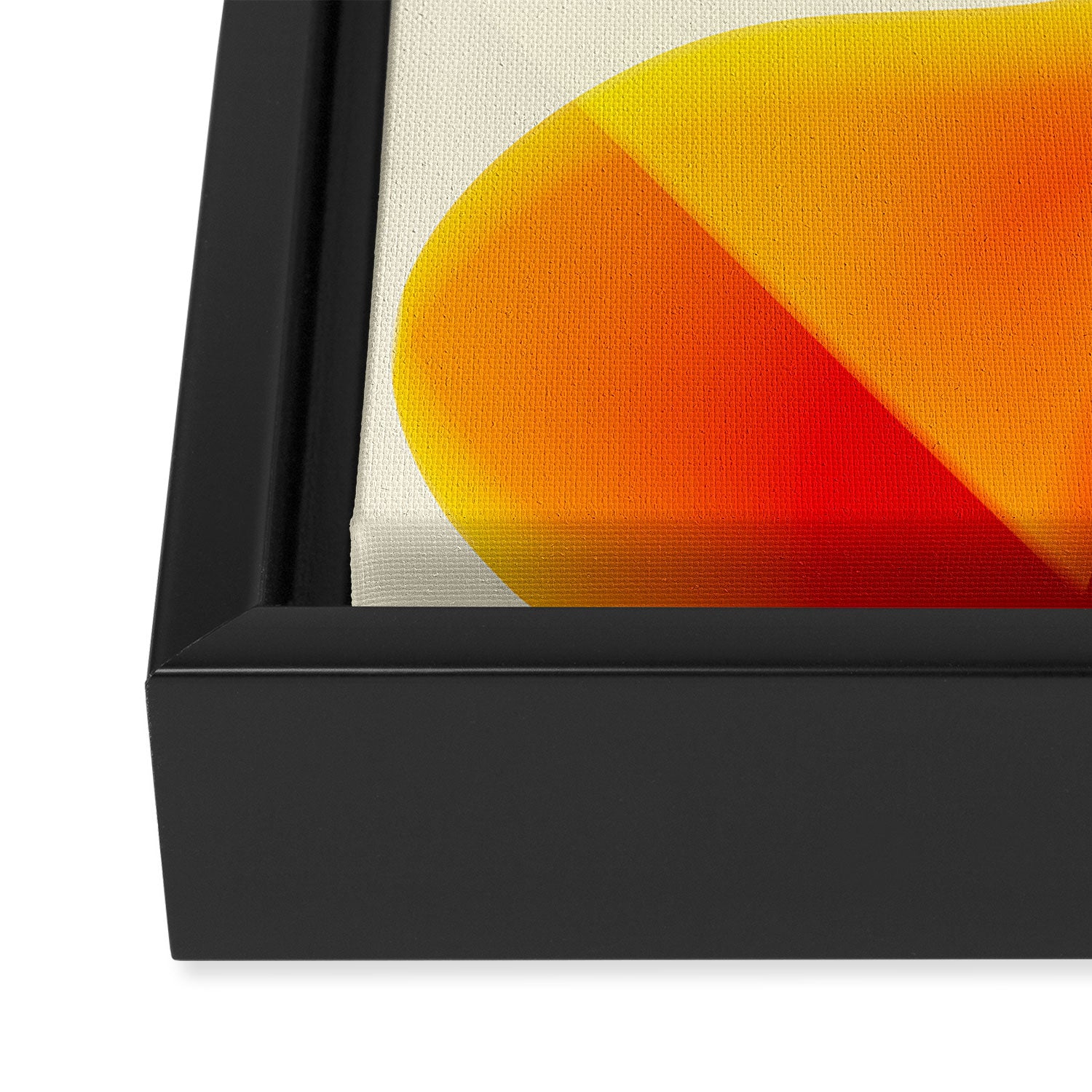 shapes 70s 2 Framed Canvas Print Gallery Image 3
