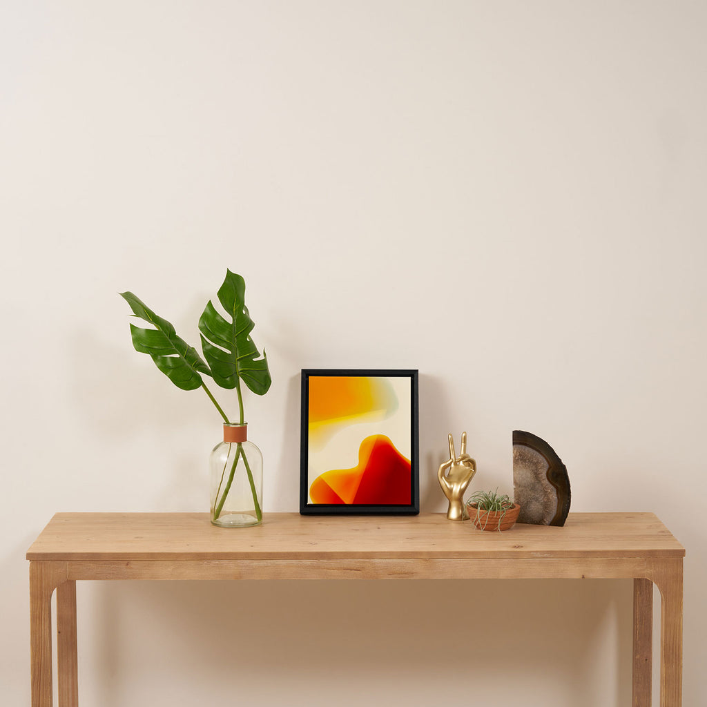 shapes 70s 2 Framed Canvas Print Gallery Image 4