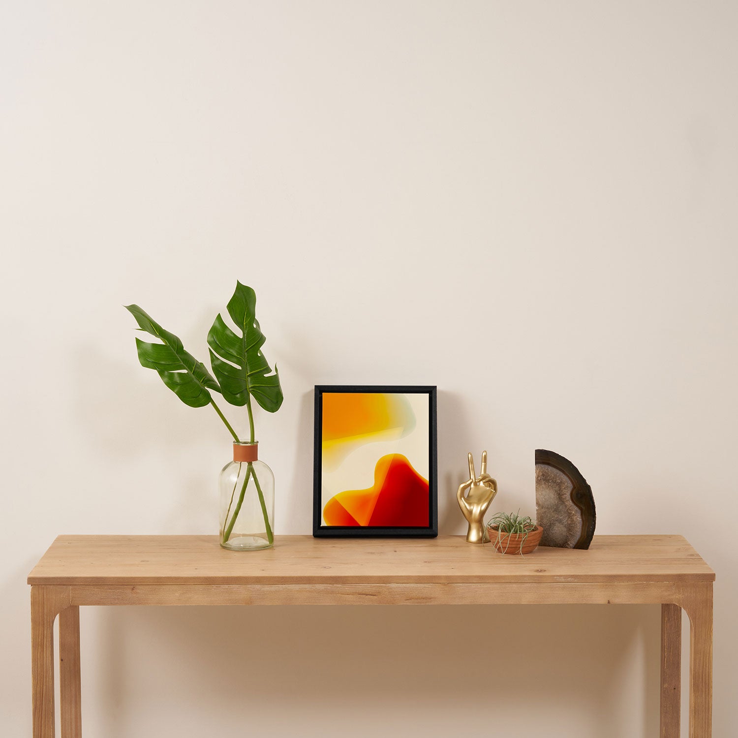 shapes 70s 2 Framed Canvas Print Gallery Image 4