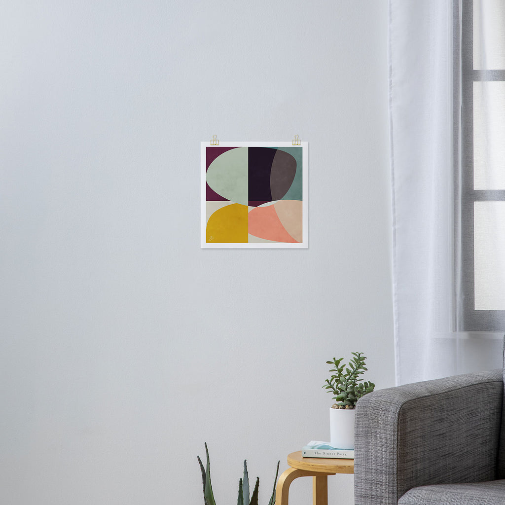 shapes abstract Art Print Gallery Image 3