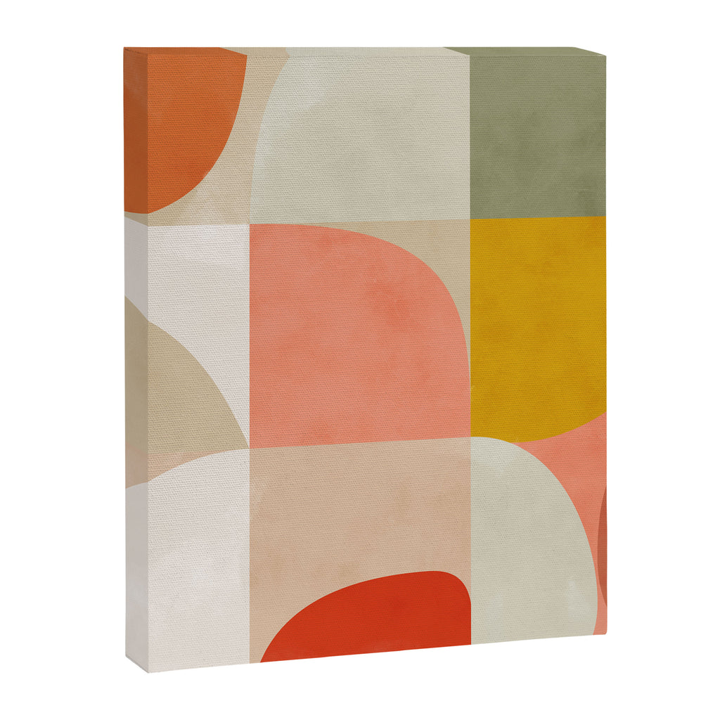 Shapes abstract pastel II Canvas Print Gallery Image 8