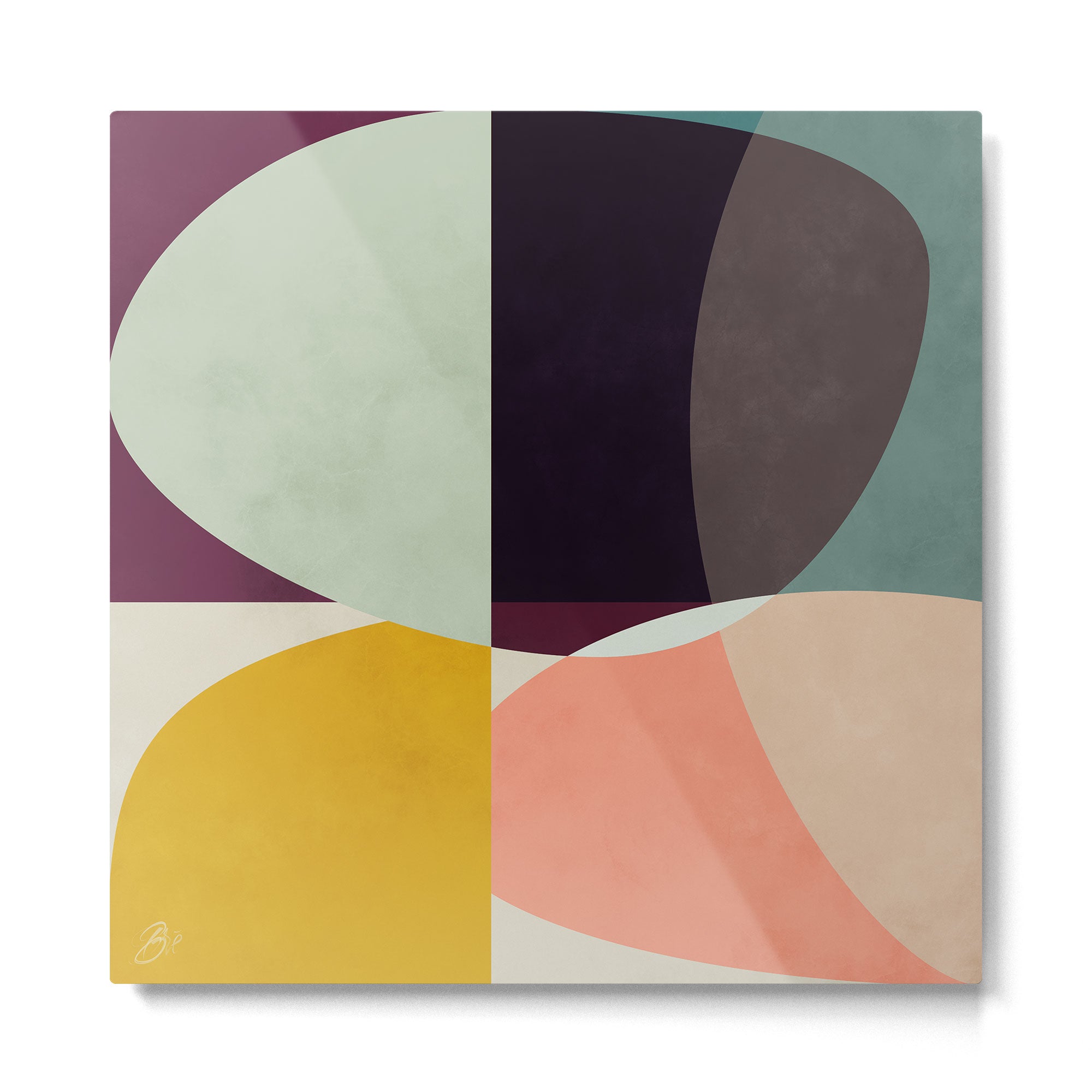 shapes abstract Metal Print Gallery Image 2