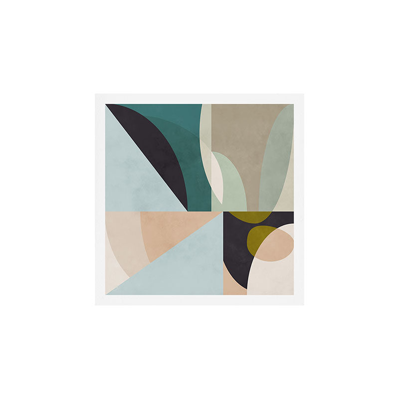 shapes geometric art mid century Art Print Gallery Image 1