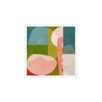 shapes geometry art mid century Art Print Gallery Image 1
