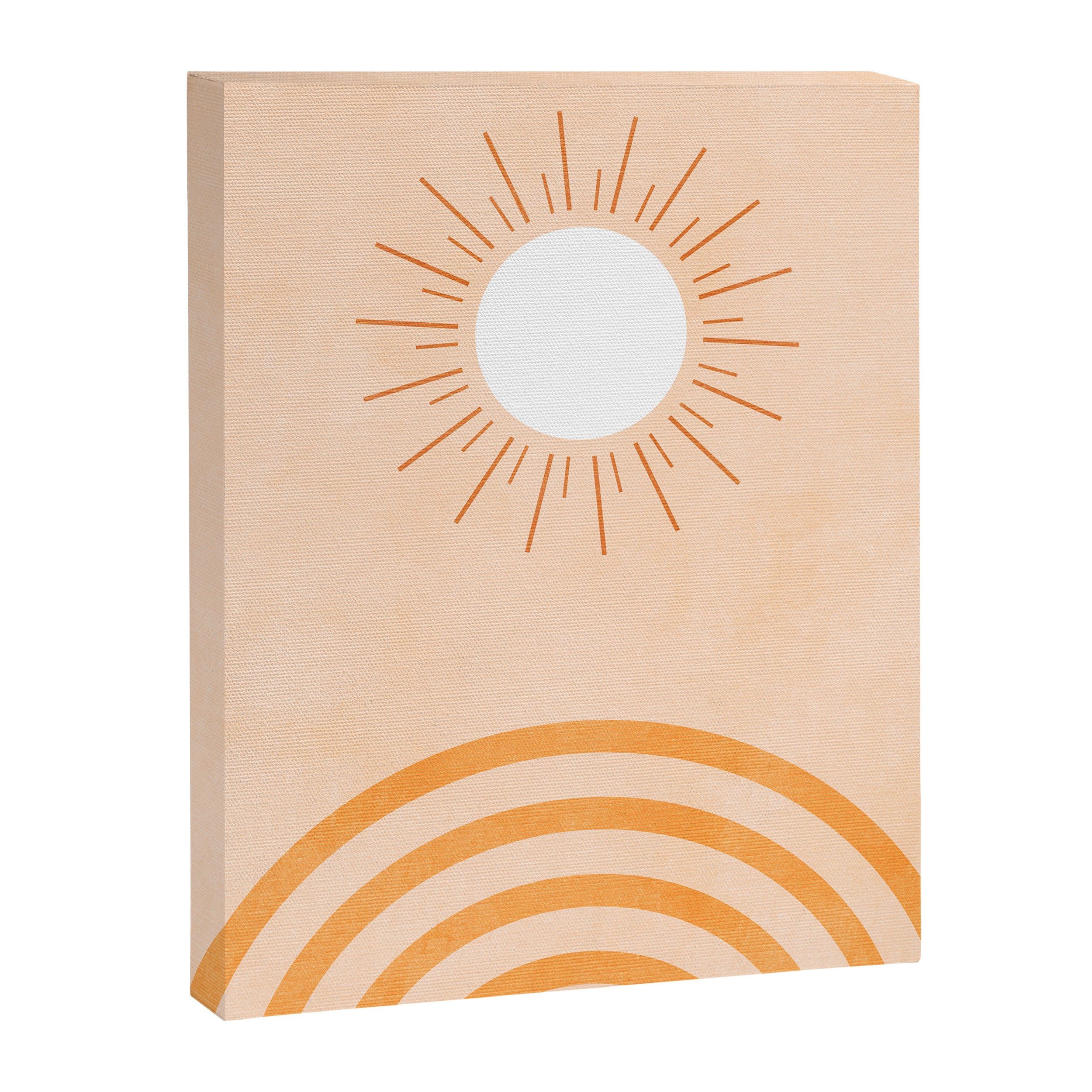 shapes geometry sun minimal abstract Canvas Print Gallery Image 6
