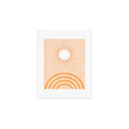 shapes geometry sun minimal abstract Art Print Gallery Image 1