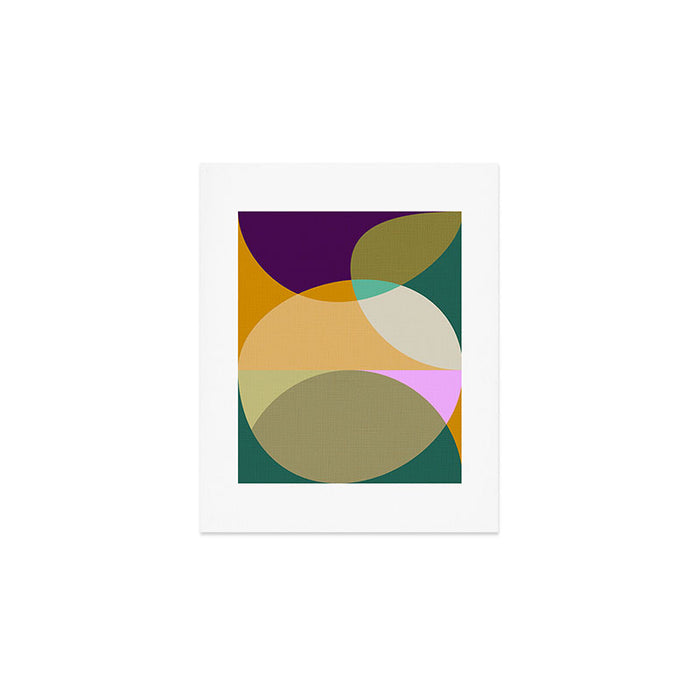 shapes mid century autumn 21 2 Art Print Gallery Image 1