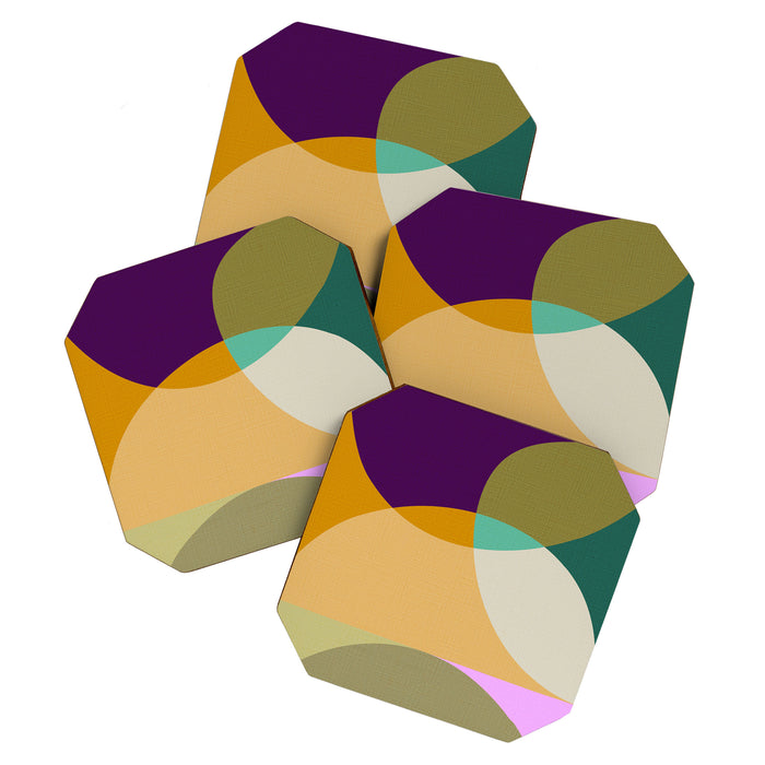 shapes mid century autumn 21 2 Coaster Gallery Image 1