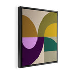 shapes mid century fall 21 Framed Canvas Print Gallery Image 2