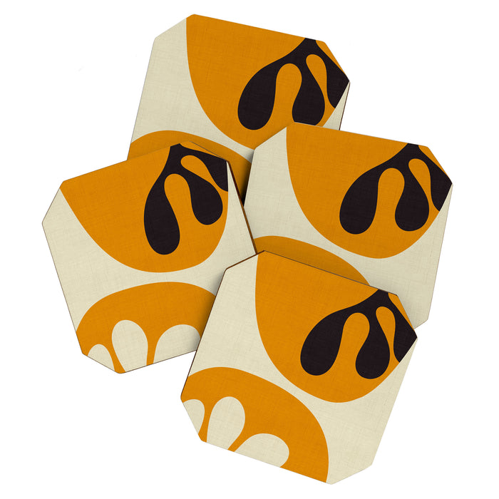 shapes organic matisse Coaster Gallery Image 1