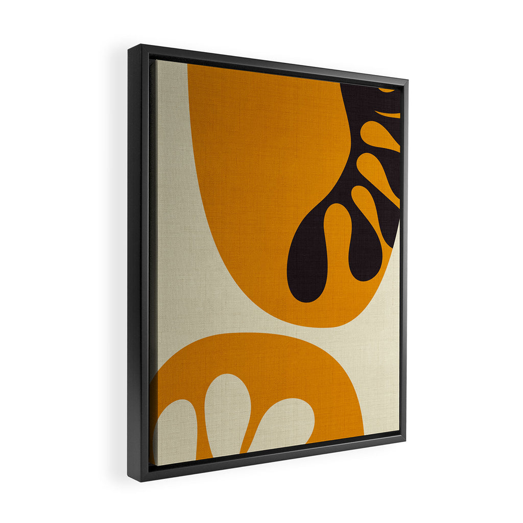 shapes organic matisse Framed Canvas Print Gallery Image 2