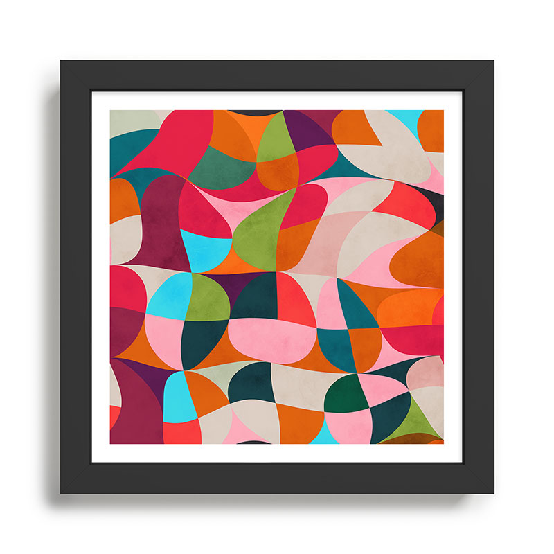 shapes spring colors Framed Art Print Gallery Image 1