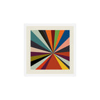 stripes rays geometric retro Art Print Gallery Image 1